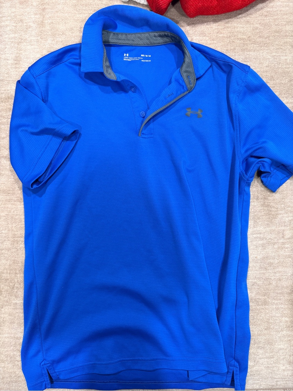Under Armour Men’s Royal Blue Short-Sleeve Polo